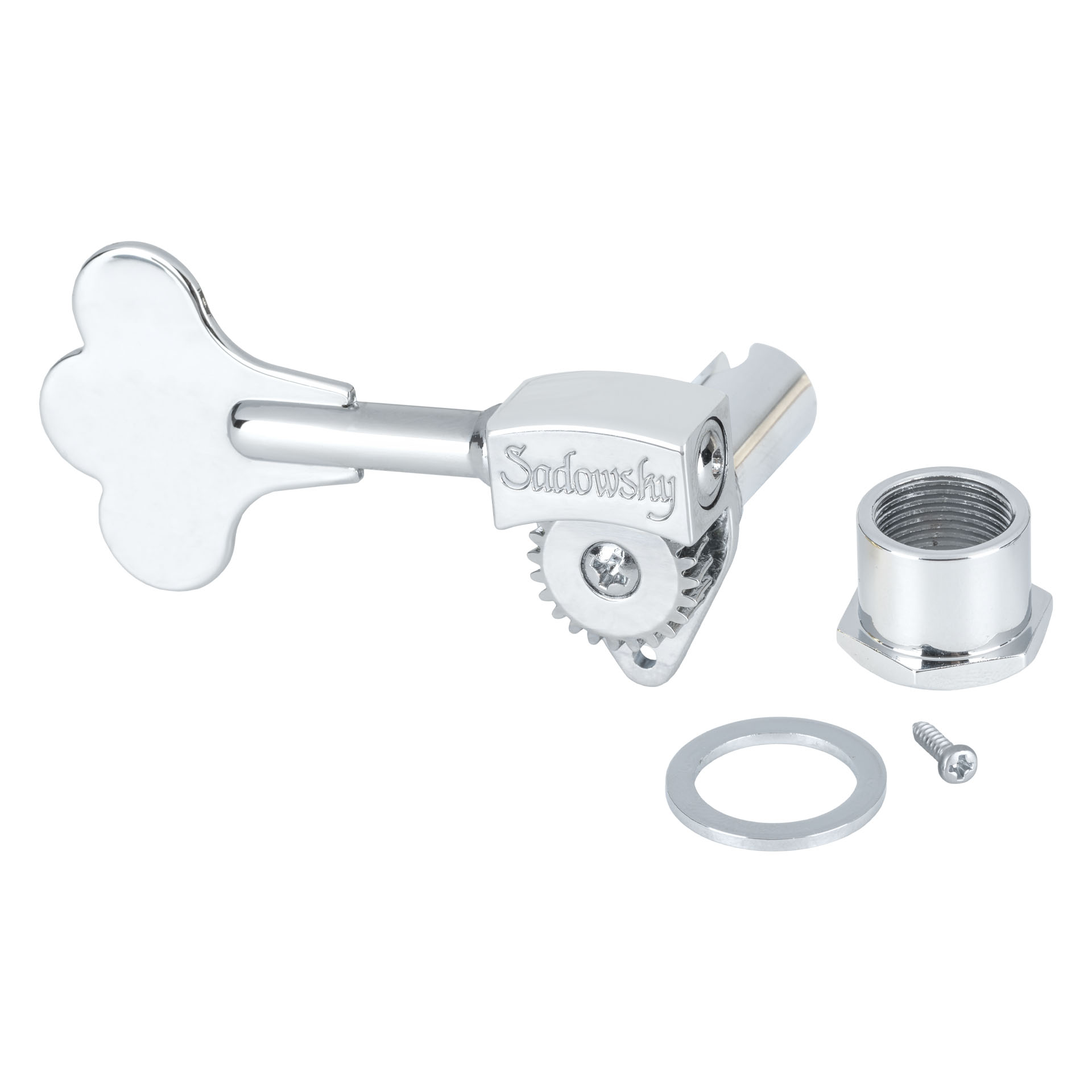 Sadowsky Parts - Ultra-Light Machine Head with Open Gear, Right (Treble) Side - Chrome