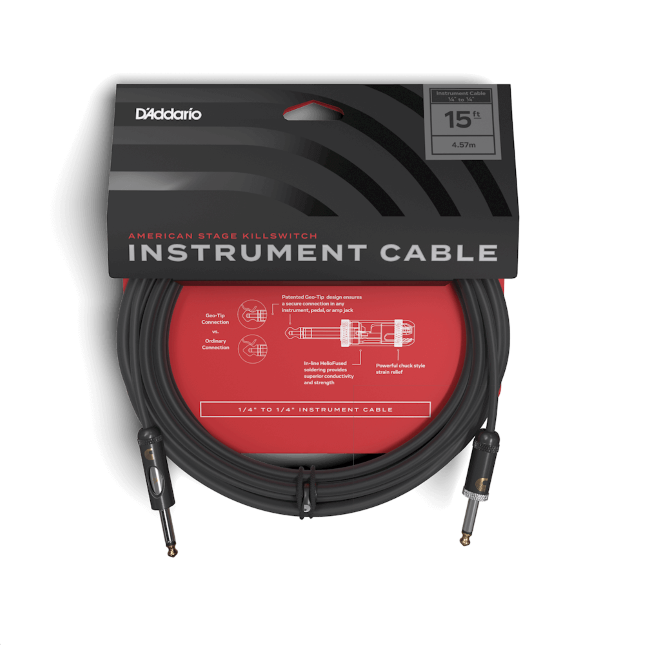 D'Addario  PW-AMSK-20 American Stage "Kill Switch" 6 m