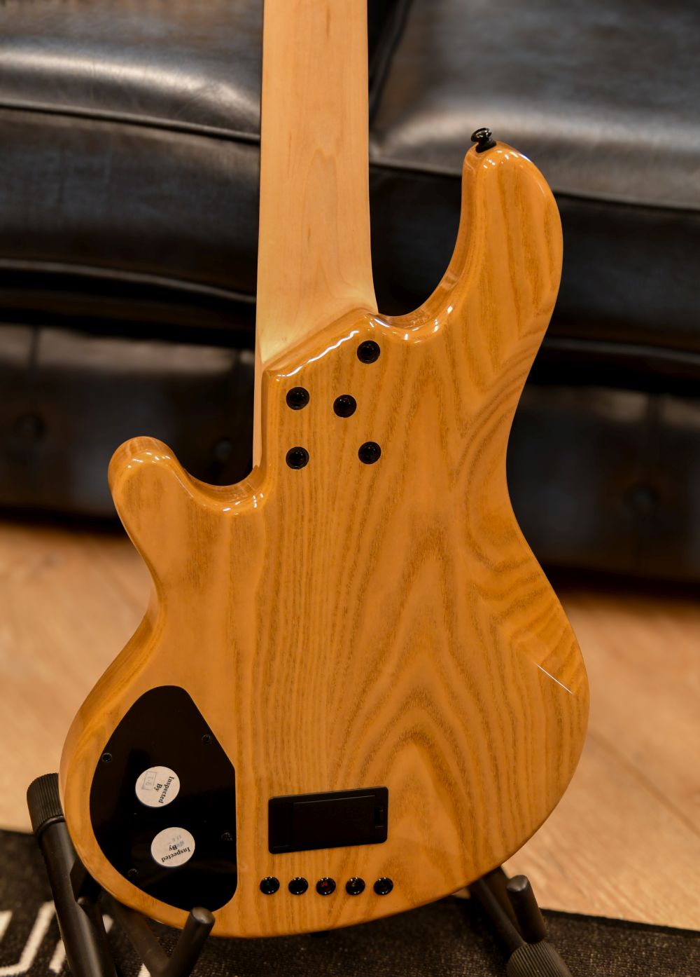 Lakland Skyline 55-01 Deluxe Bass, 5-String - Spalted Maple Top, Natural Gloss
