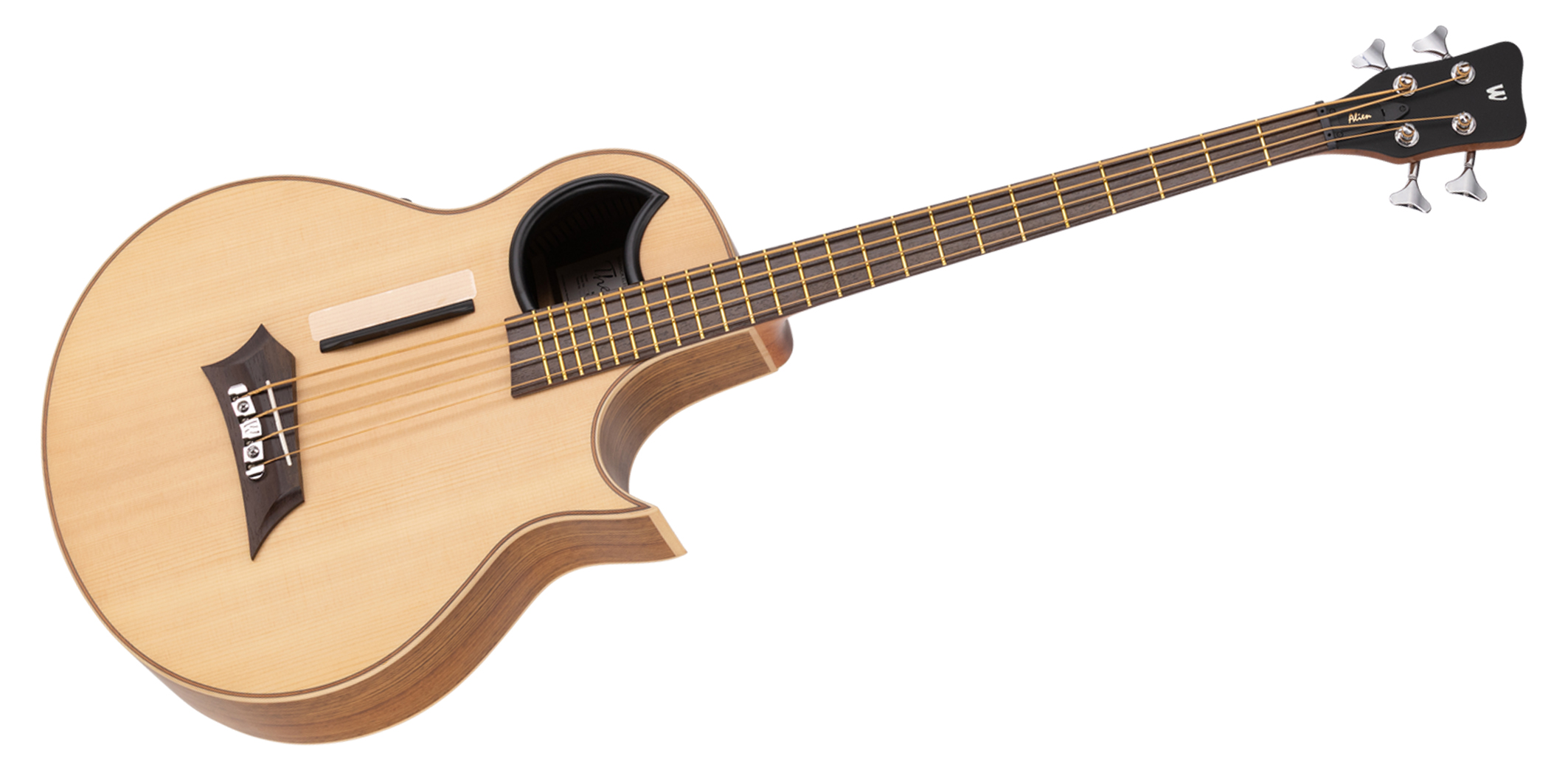 Warwick Alien, 4-String - Natural Transparent Satin
