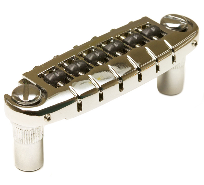 ResoMax PS-8593-C0 - NW2 Wraparound Bridge with String Saver Saddles (Imperial Posts) - Chrome