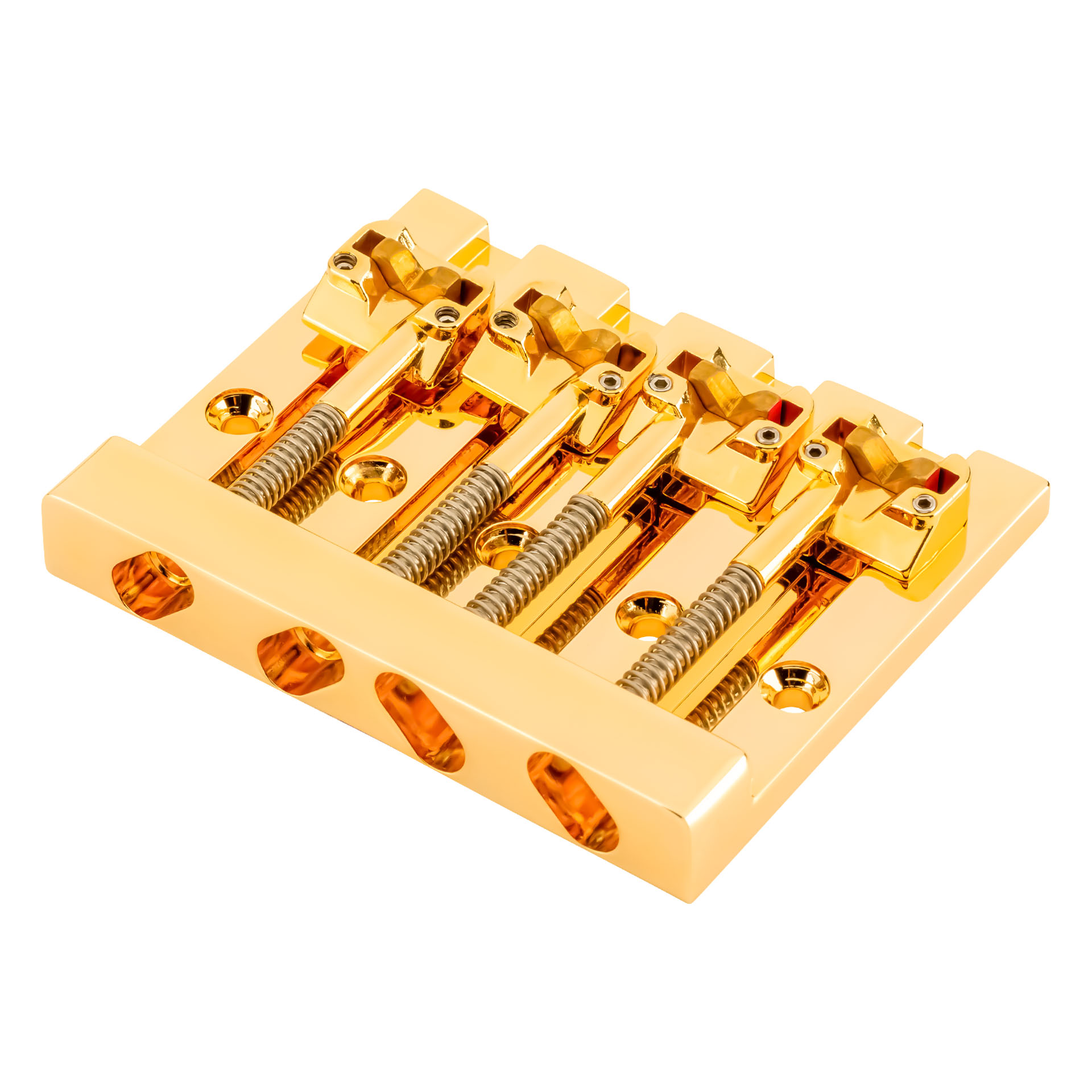 HIPSHOT 4 String KickAss Bass Bridge - Gold