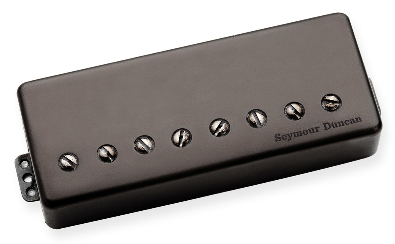 Seymour Duncan SH-6b - Duncan Distortion Bridge Humbucker, 8-String, Passive Mount - Black Cover