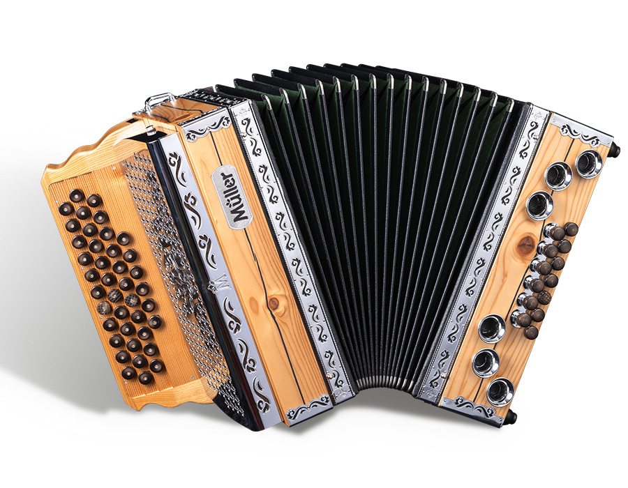 Müller Harmonika - Rot-Tanne exklusiv - Lernmodell