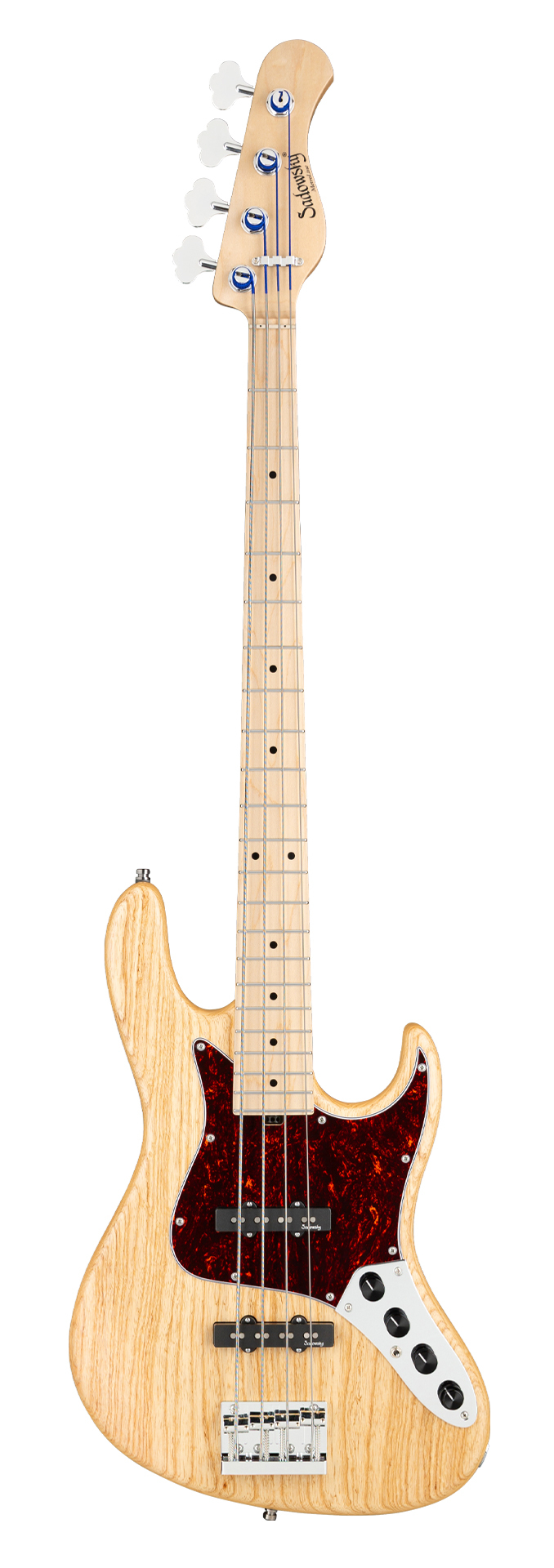 Sadowsky MetroLine 22-Fret Will Lee Artist Line Bass, Swamp Ash Body, Maple Fingerboard, 4-String - Natural Transparent Satin