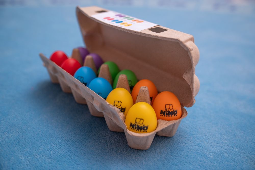 NINO SET18 Percussion Egg Shaker Set (12 Stück)