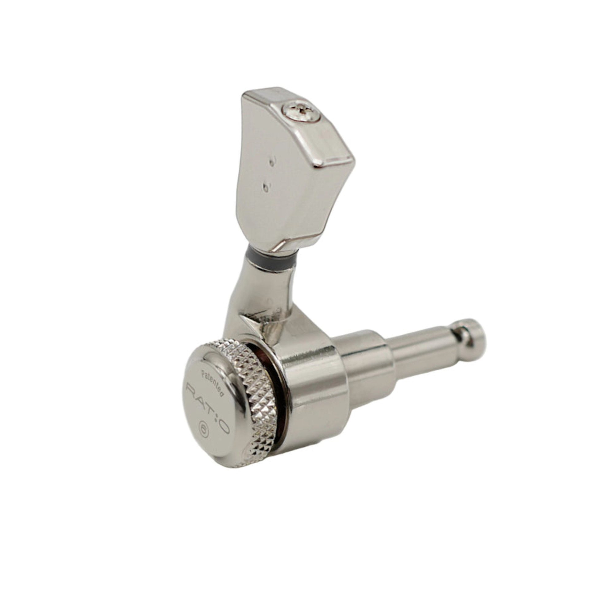 Graph Tech PRL-8341-N0 Ratio Electric Locking Machine Heads with Vintage Button - 3 + 3 - Nickel