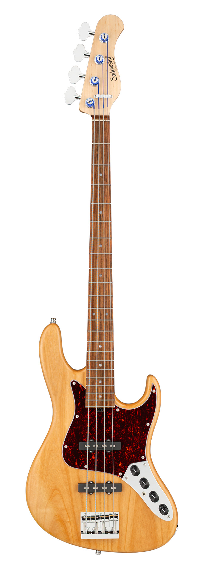Sadowsky MetroLine 22-Fret Will Lee Artist Line Bass, Red Alder Body, Morado Fingerboard, 4-String - Natural Transparent Satin