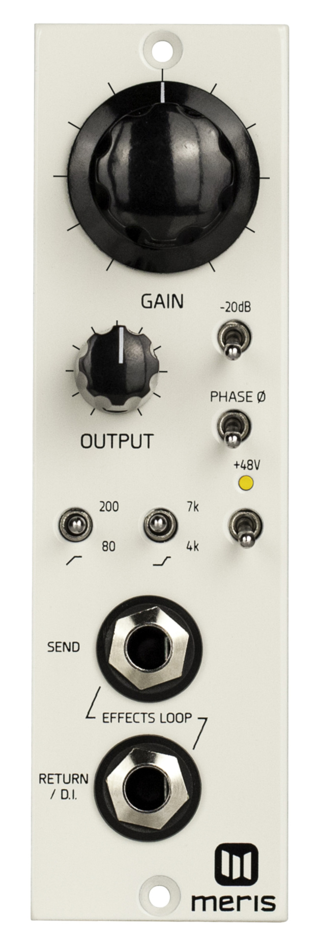 Meris 500 Series 440 Mic Preamp - Guitar Recording Preamp