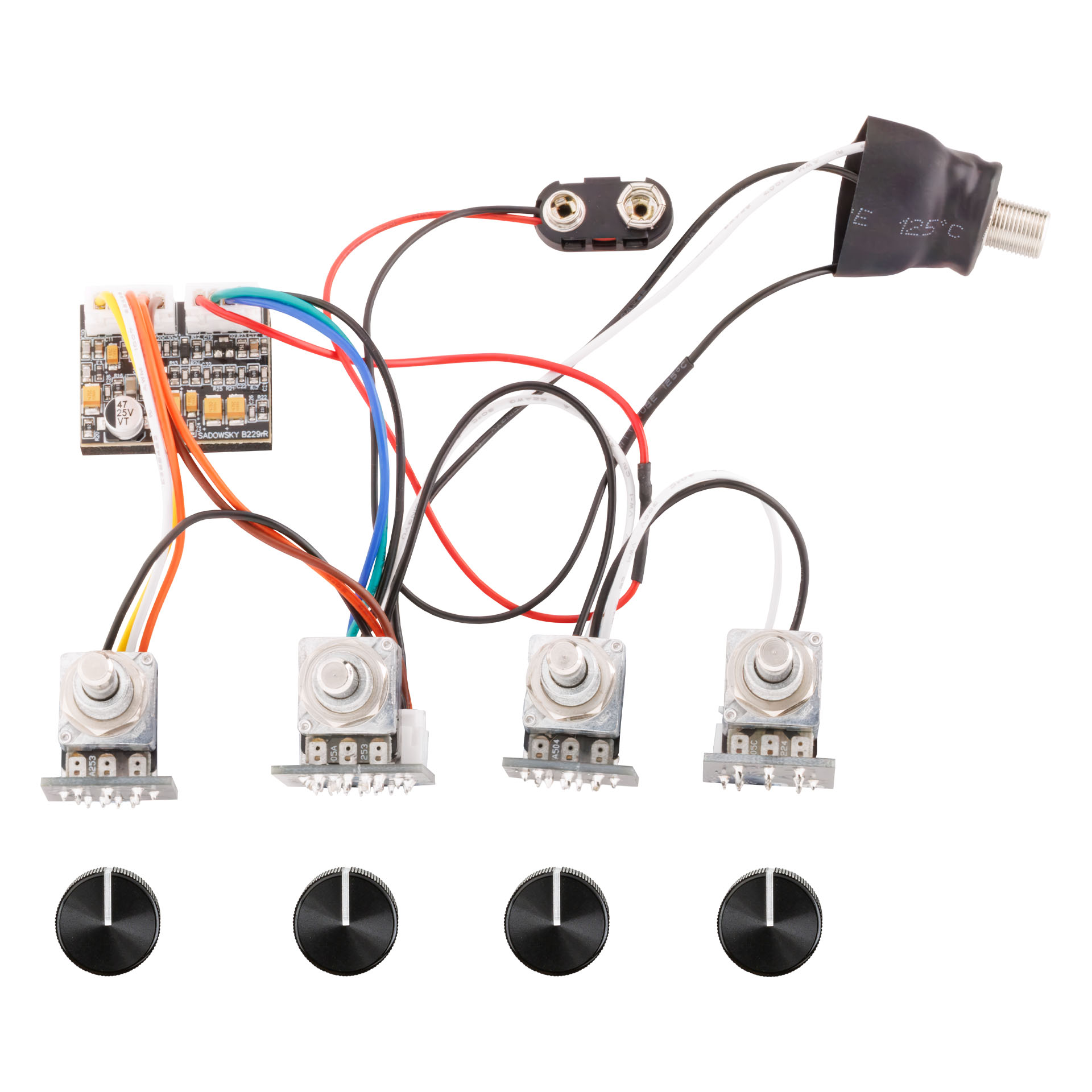 Sadowsky Parts - MetroExpress Complete Electronics for Modern and Verdine White Artist Line Basses
