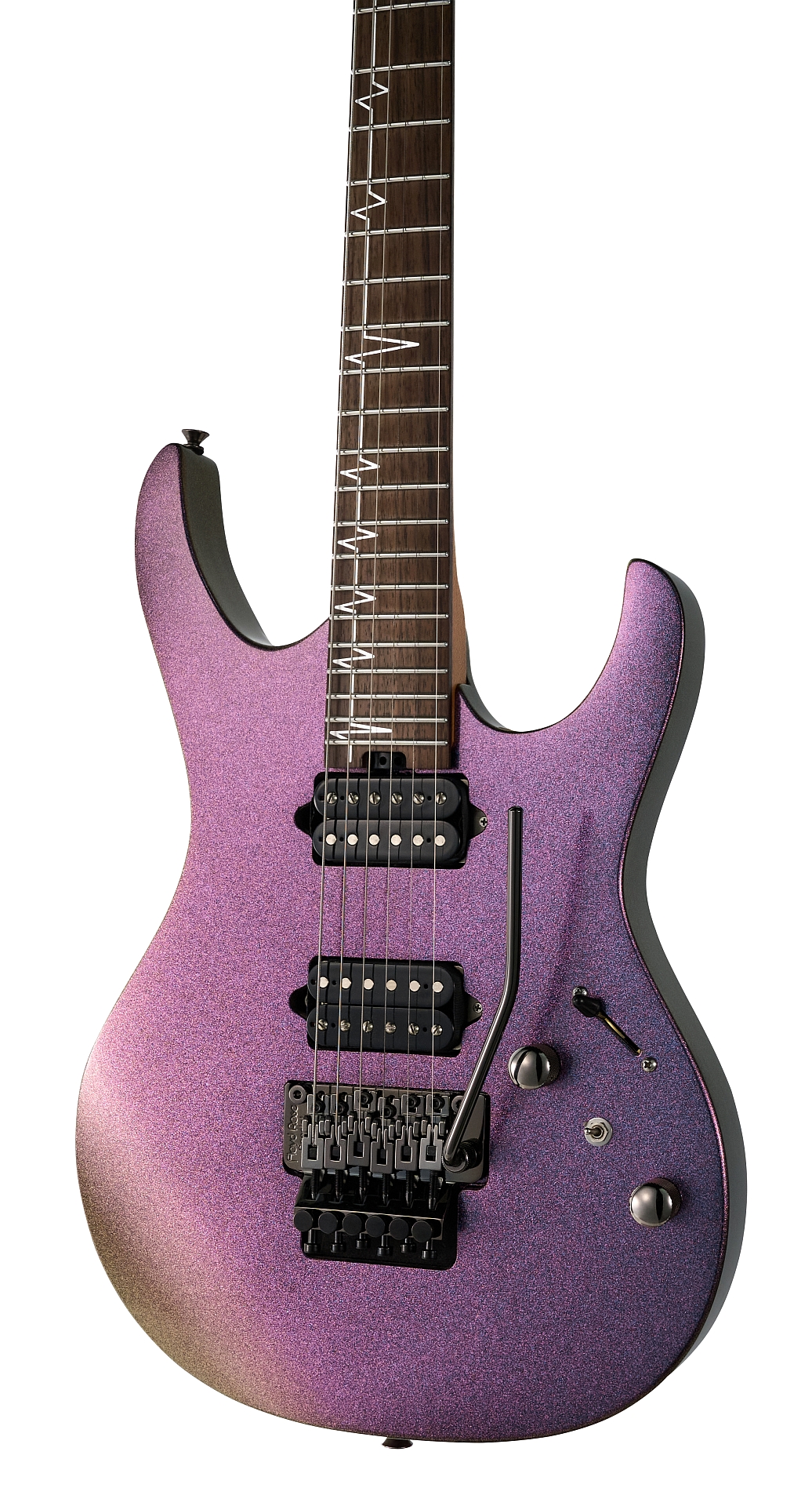 Mooer MMT100 FR Guitar, Floyd Rose Tremolo - Aurora Pink