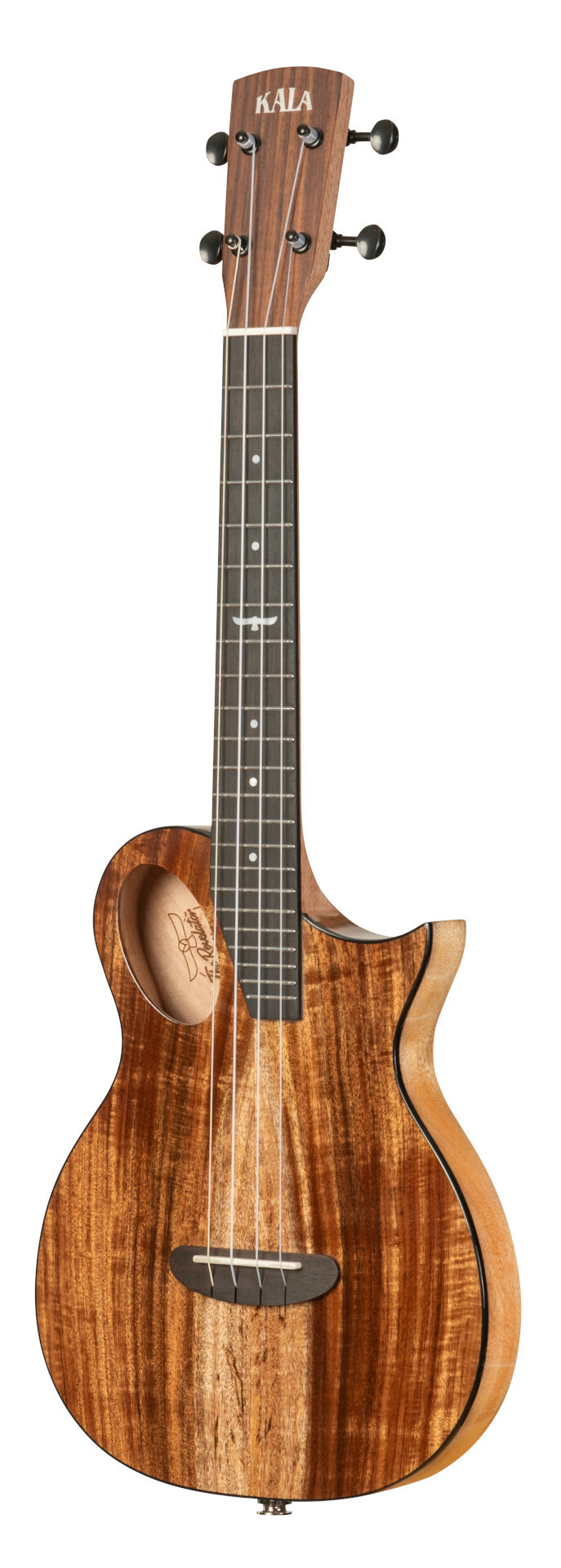 KALA KA-OWL-ACA-TE - Revelator Night Owl Acacia Tenor Ukulele, with Bag