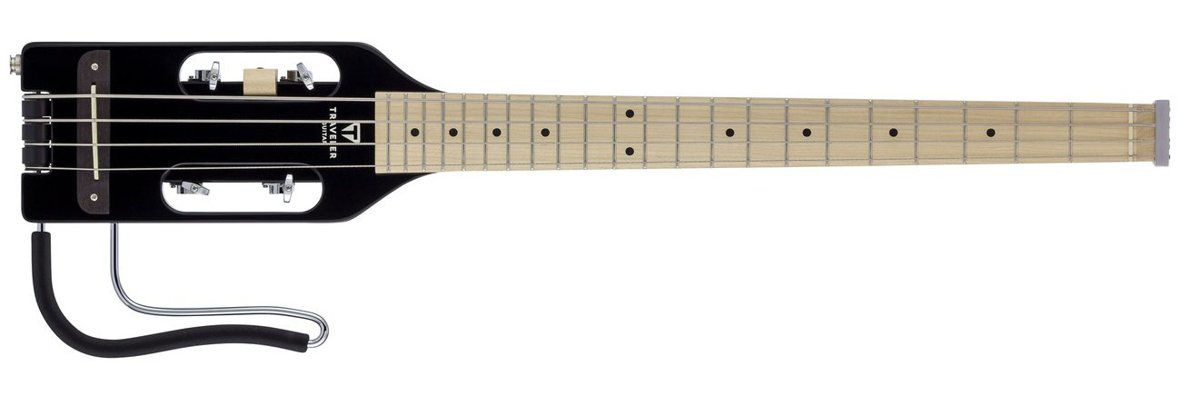 Traveler Guitar - Ultra-Light Bass, 4-String - Gloss Black