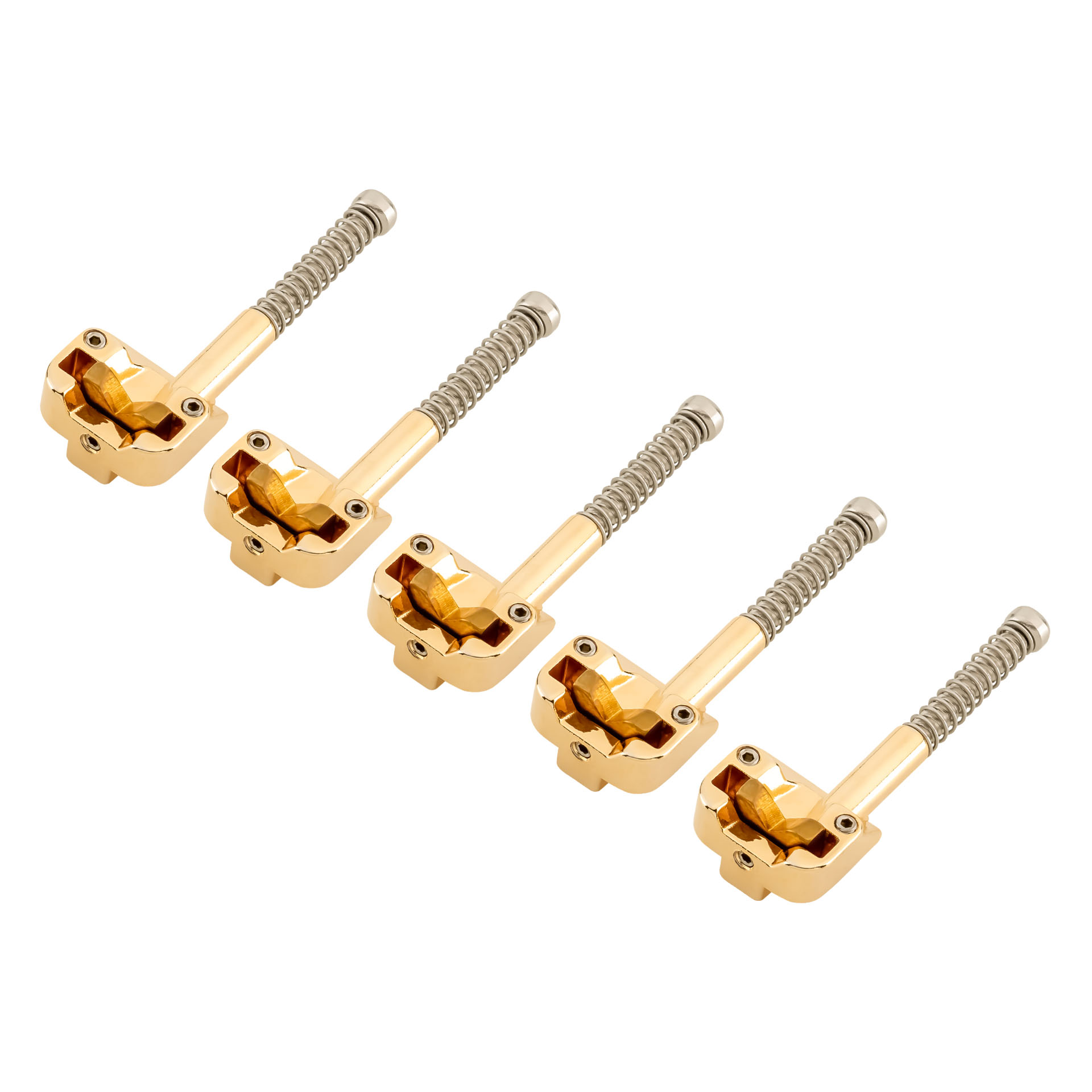 HIPSHOT 5 String KickAss Saddle Set - Gold