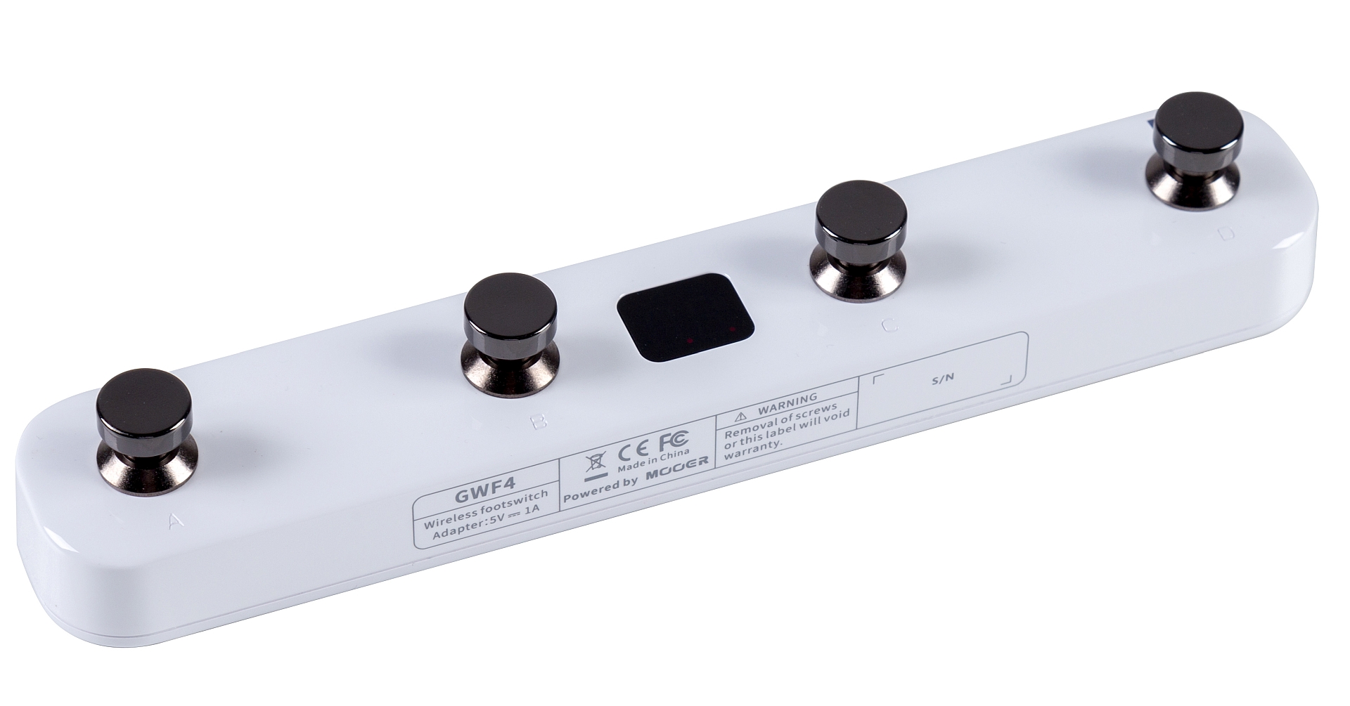 MOOER GTRS Wireless Footswitch (GWF4) - White