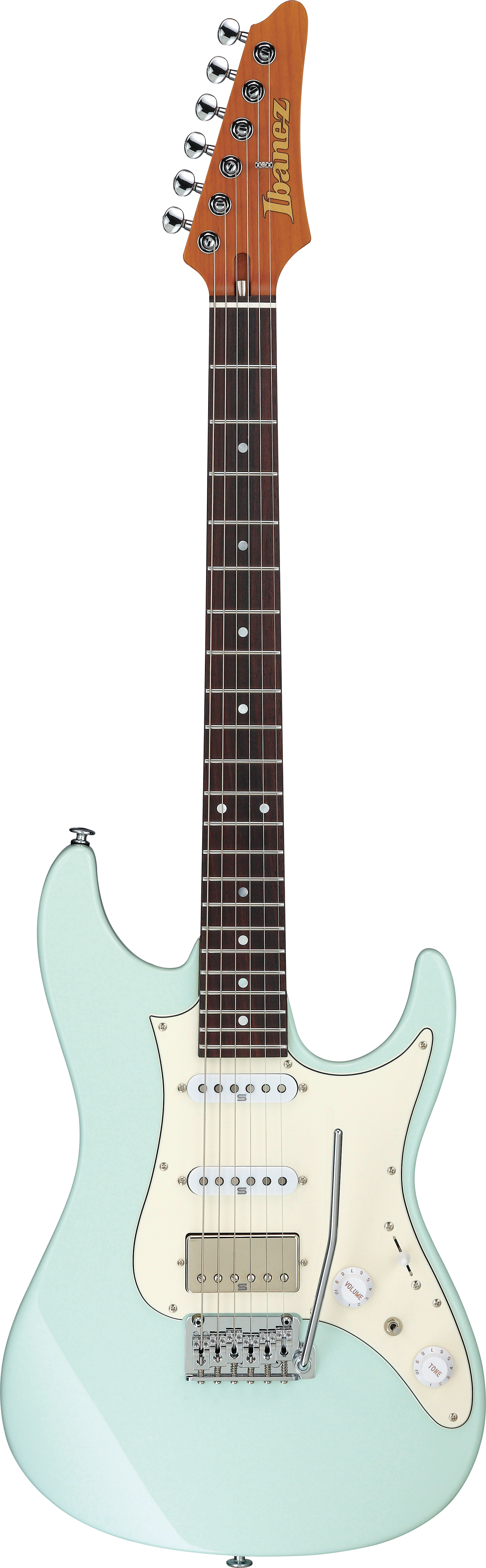 IBANEZ AZ2204NW-MGR Prestige, Mint Green, E-Gitarre inkl. Case