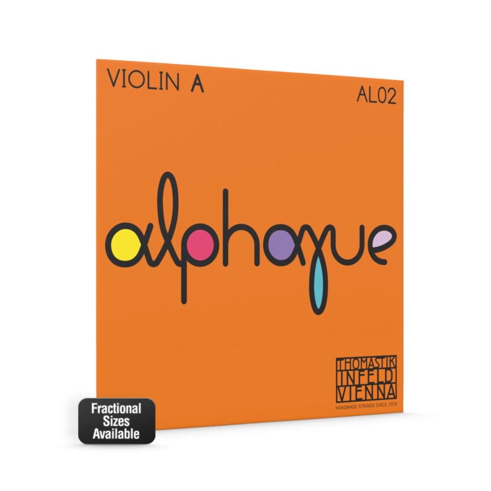 THOMASTIK Alphayue AL02 Violin A Saite, Synthetikkern, Alu-Umwicklung