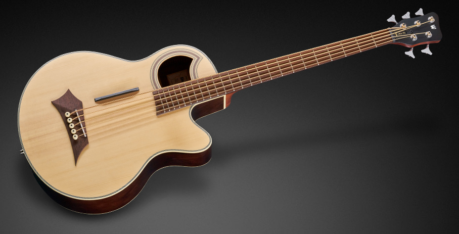 Warwick RockBass Alien Deluxe, 5-String - Natural Transparent Satin