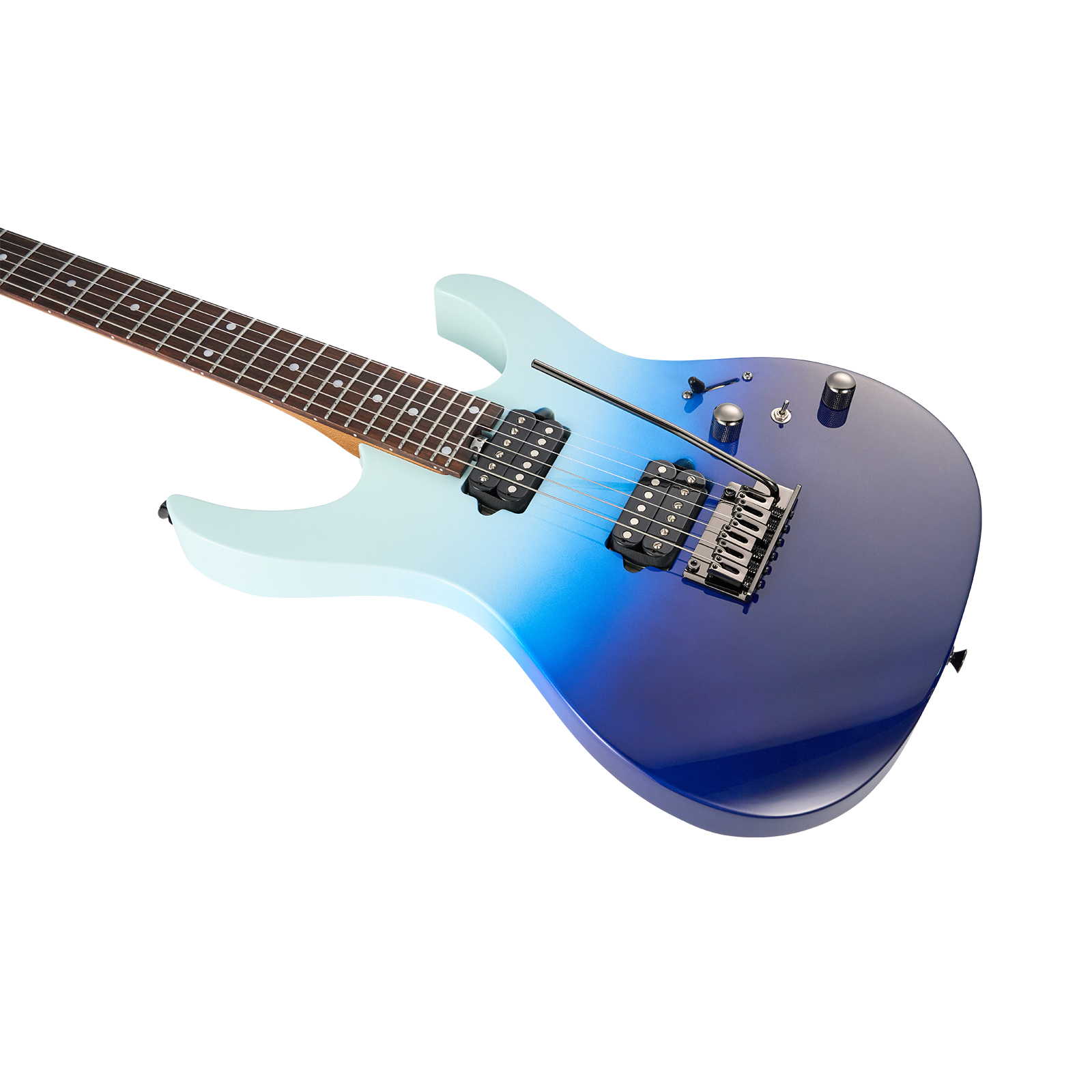 Mooer MMT50 Guitar, Tremolo Bridge - Blue-White Gradient