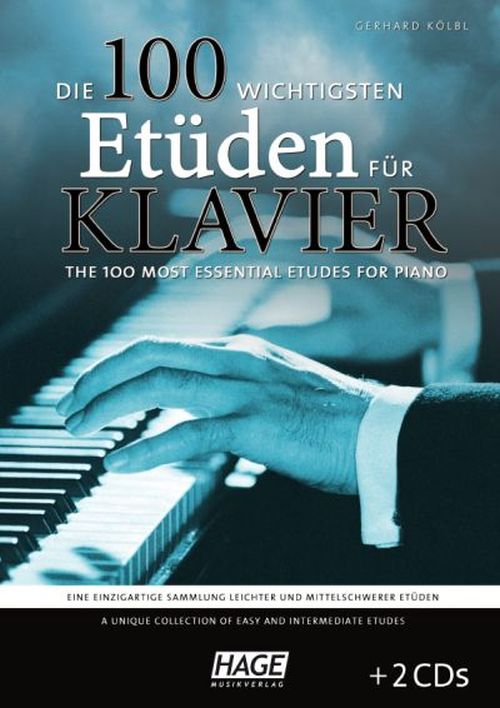 HAGE Kölbl: Die 100 wichtigsten Etüden für Klavier + 2 CDs - EH 3790