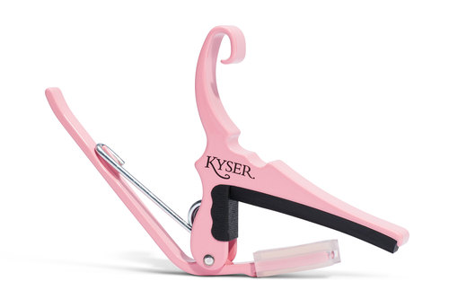 KYSER Quick-Change Capo Akustikgitarre, pink