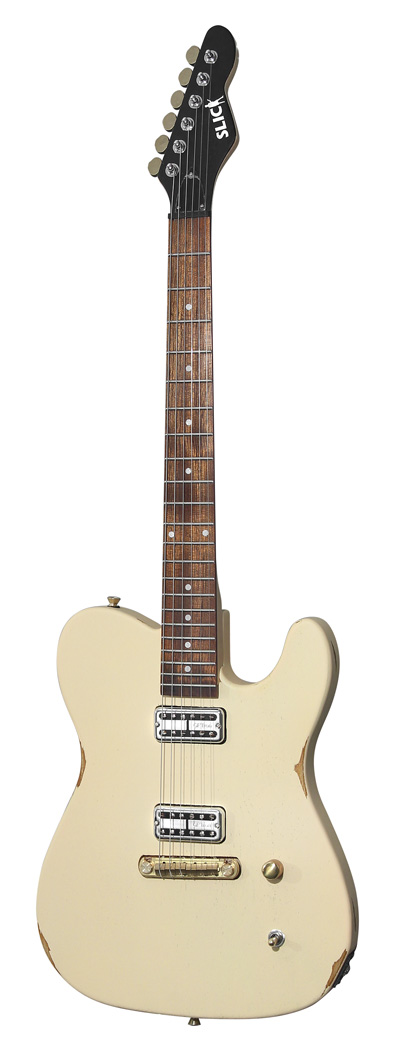 Slick SL 55 VC E-Gitarre T-Style Vintage Cream