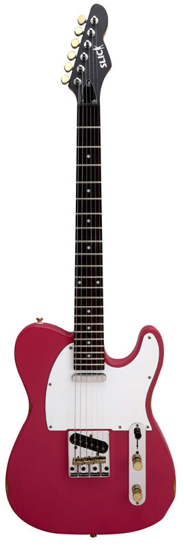 Slick SL 51 CR E-Gitarre T-Style Coral Red