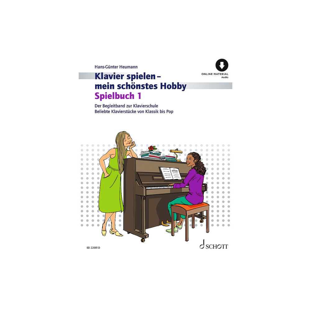 Klavier spielen mein schönstes Hobby, Spielbuch 1 Begleitband - ED 22681D