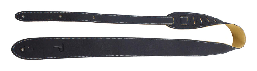 Perri's 8380 Premium Leder Gitarrengurt, Black Ink