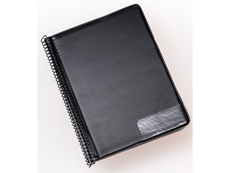 STAR 245/25 Marschmappe Hoch 12,4x17,8 cm, 25 Taschen, schwarz