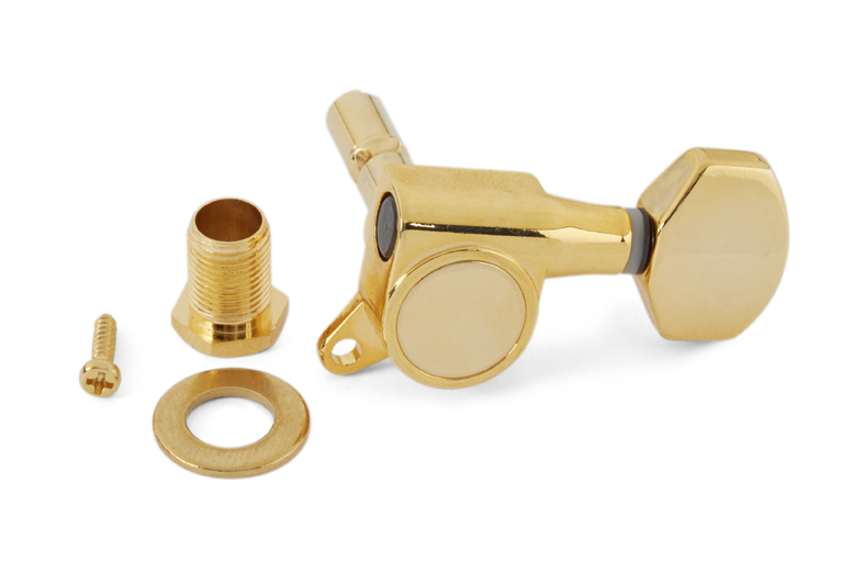 Framus Parts - Framus Locking Machineheads, Left (Bass Side) - Gold