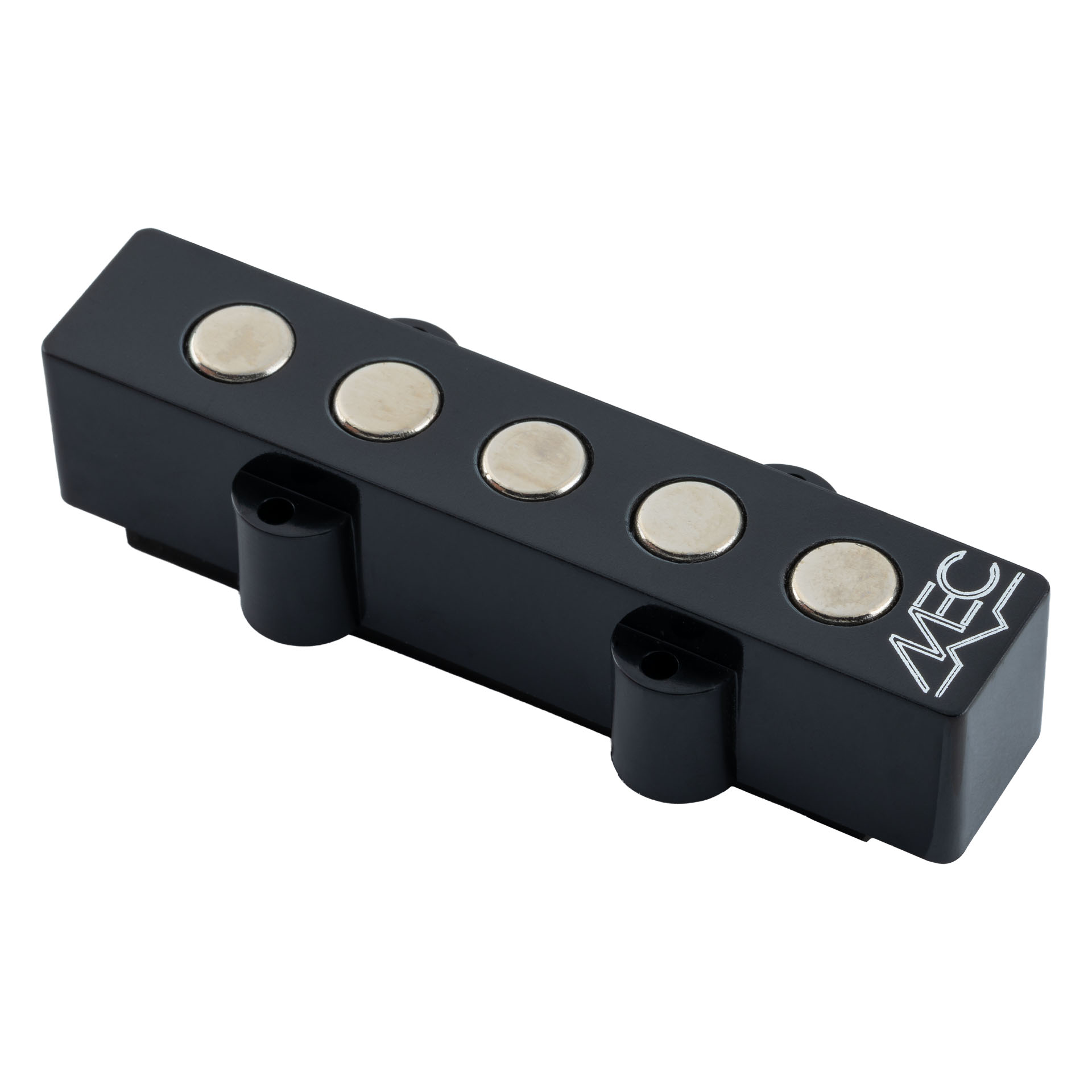 MEC RockBass Passive J-Style Bass Pickup, BigPole, 5-String, Short Version - Black
