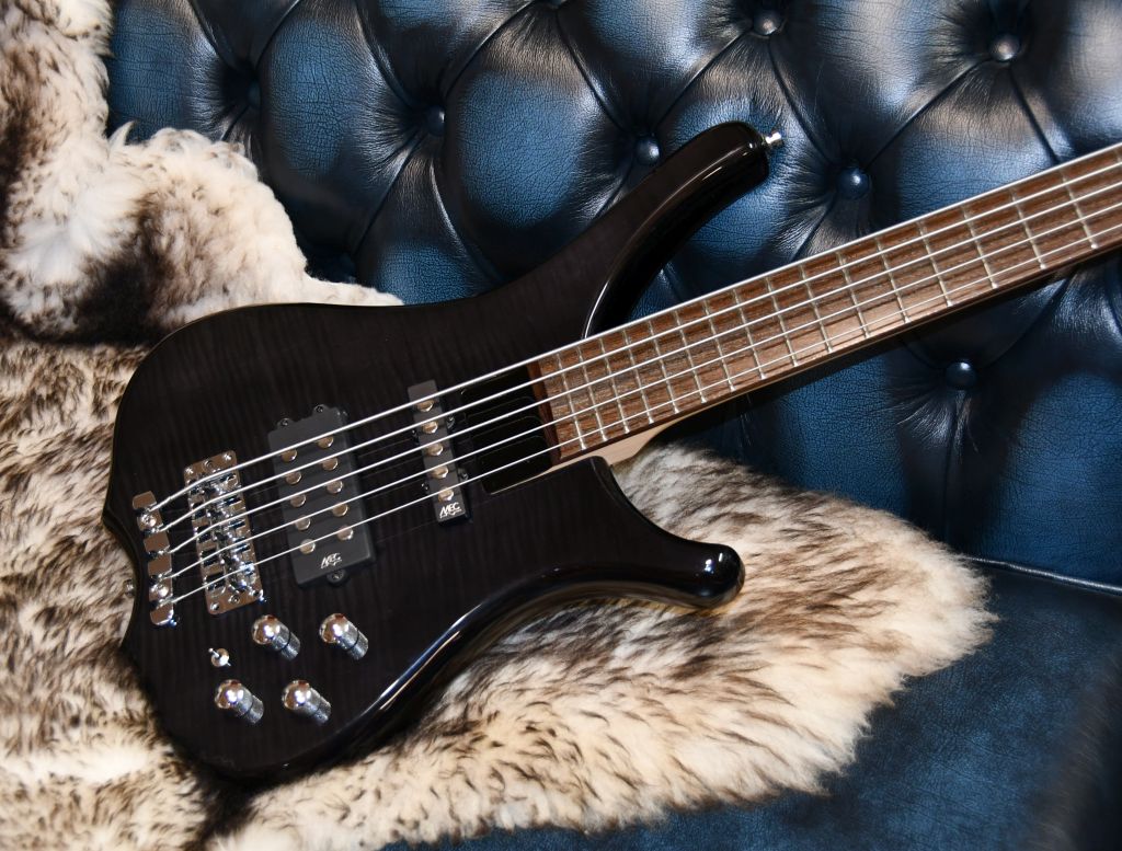 Warwick RockBass Infinity 5-String E-Bass, Nirvana Black inkl. Gigbag