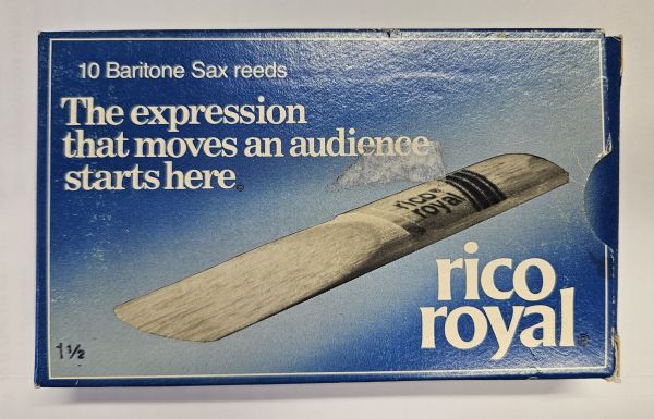 Rico Royal Bariton Saxophon Blätter, Stärke 1,5 (6 Stück)