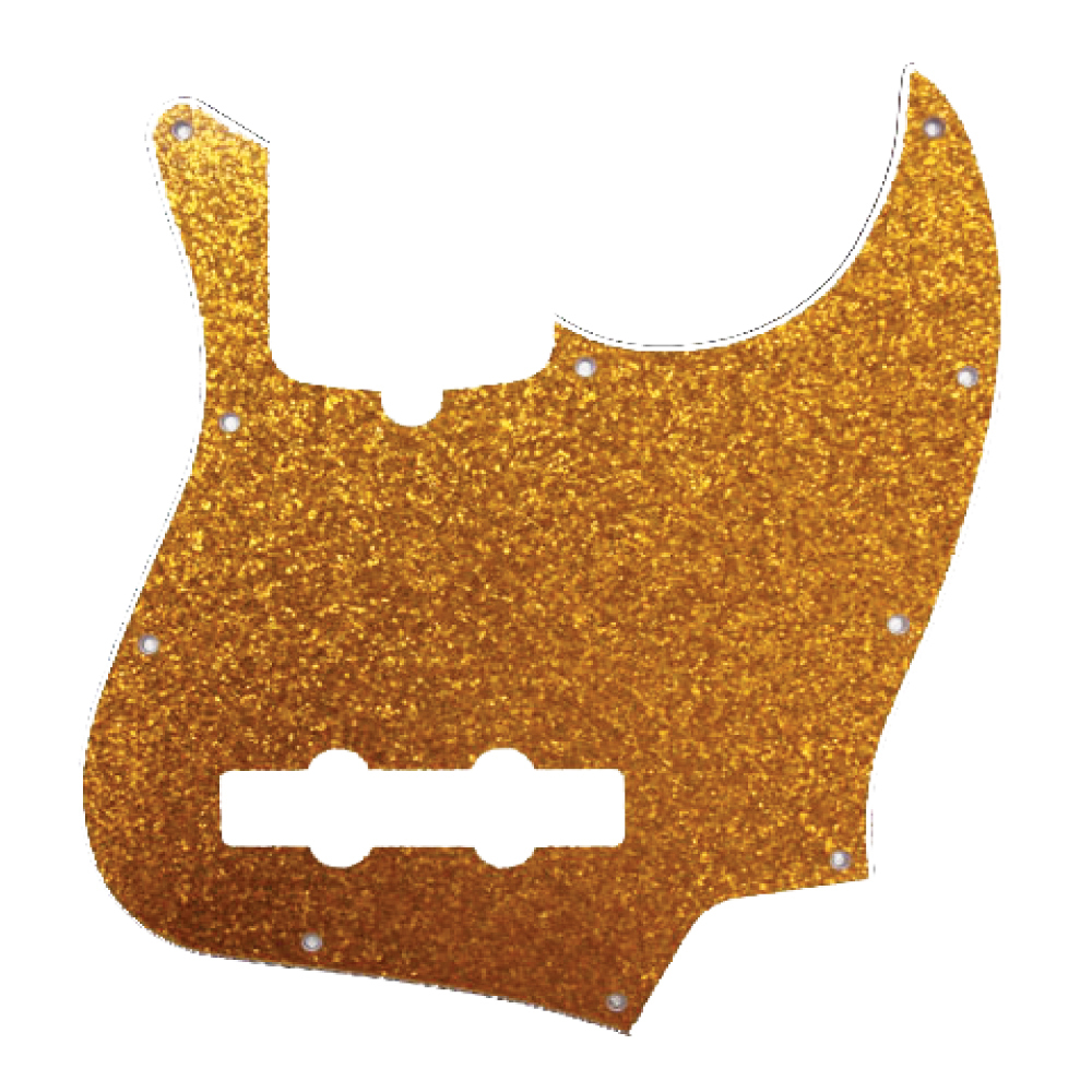 D'Andrea J-Bass Pickguard (DPP JB GOS), Gold Sparkle