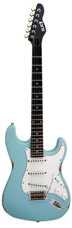 Slick SL 57 DB E-Gitarre ST-Style Daphne Blue