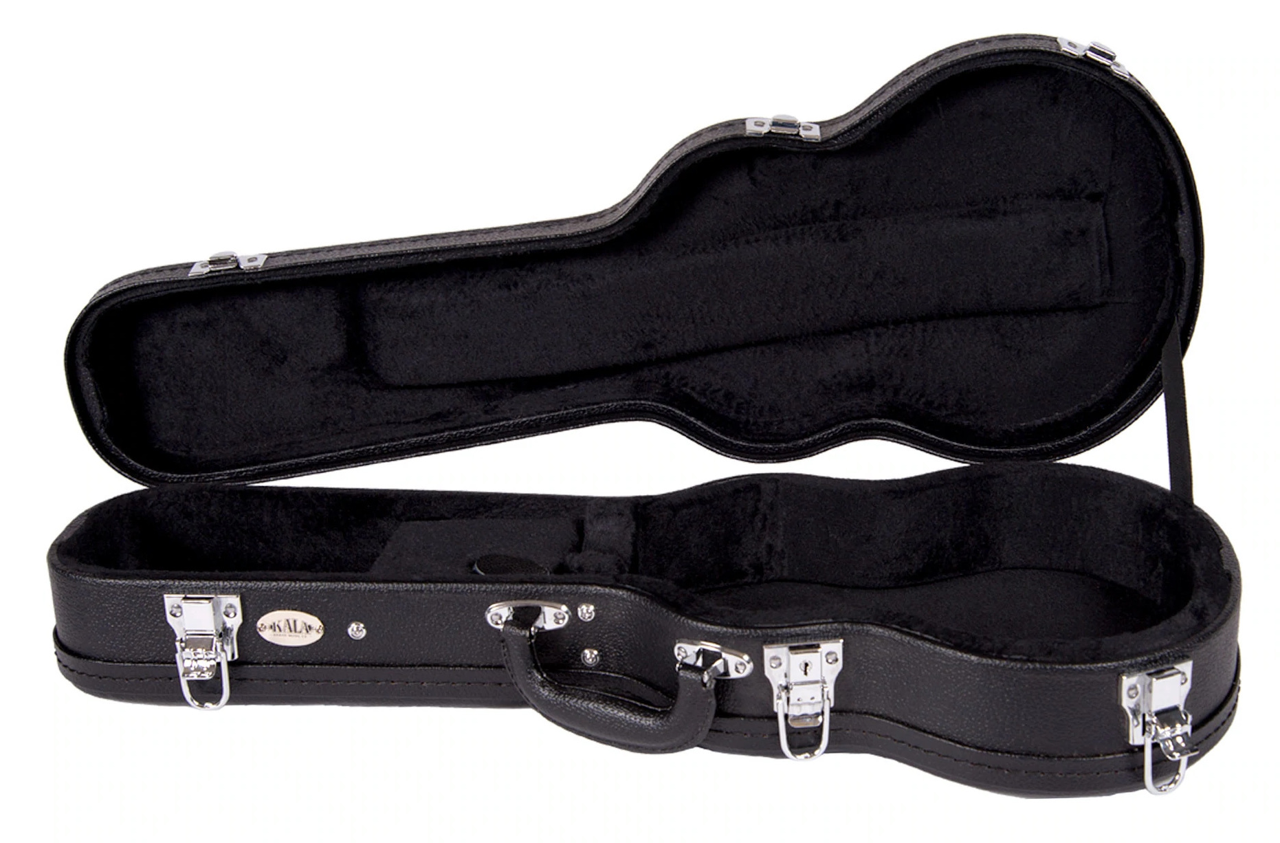 Kala Black Archtop Ukulele Hardcase - Baritone (BCB-AT)