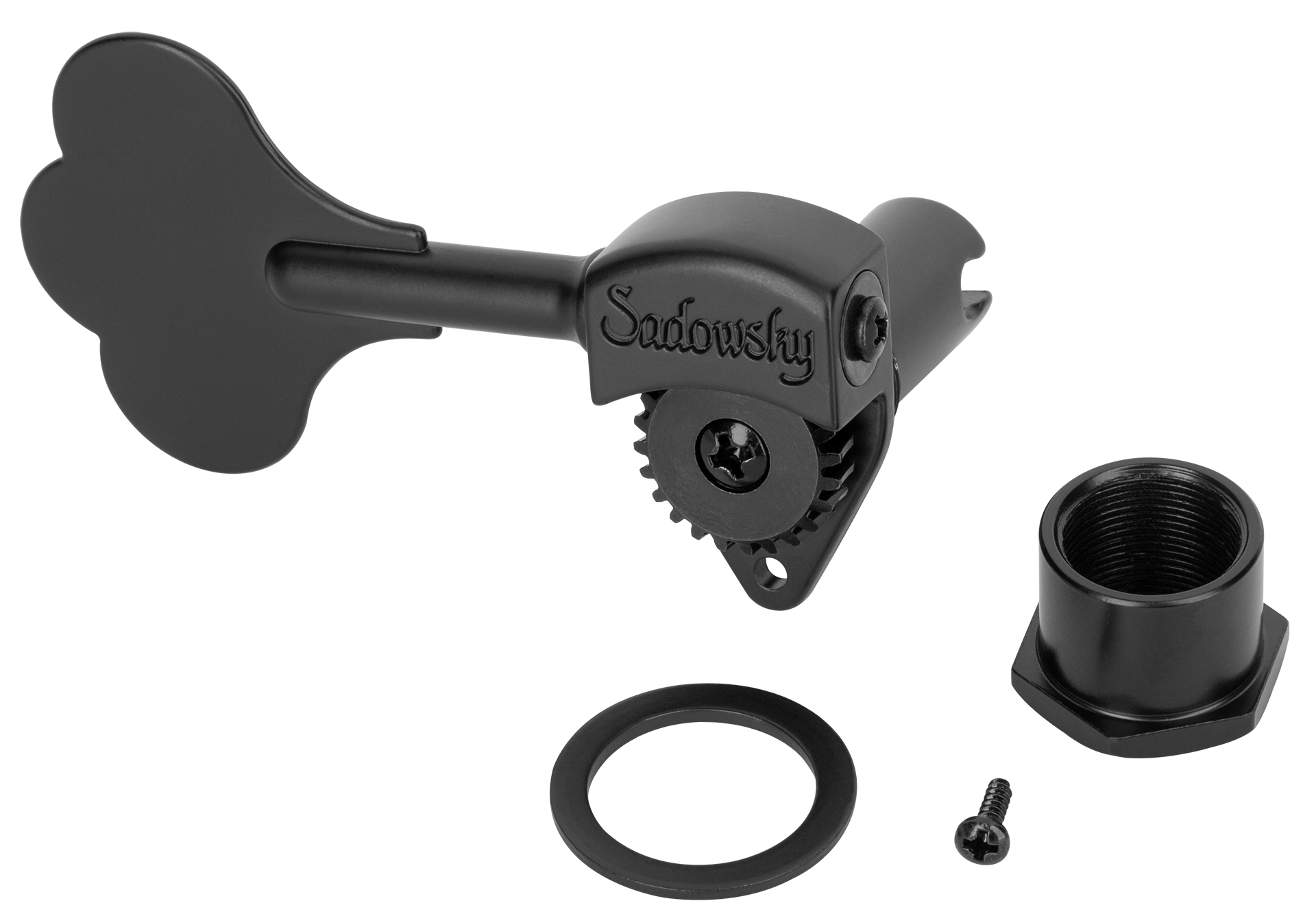 Sadowsky Parts - Light Bass Machine Head with Open Gear, Right (Treble) Side - Black