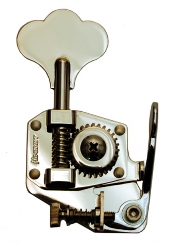 Hipshot BT1 - Bass Xtender, for Schaller BML, for G&L and MusicMan, Double Stop - Nickel