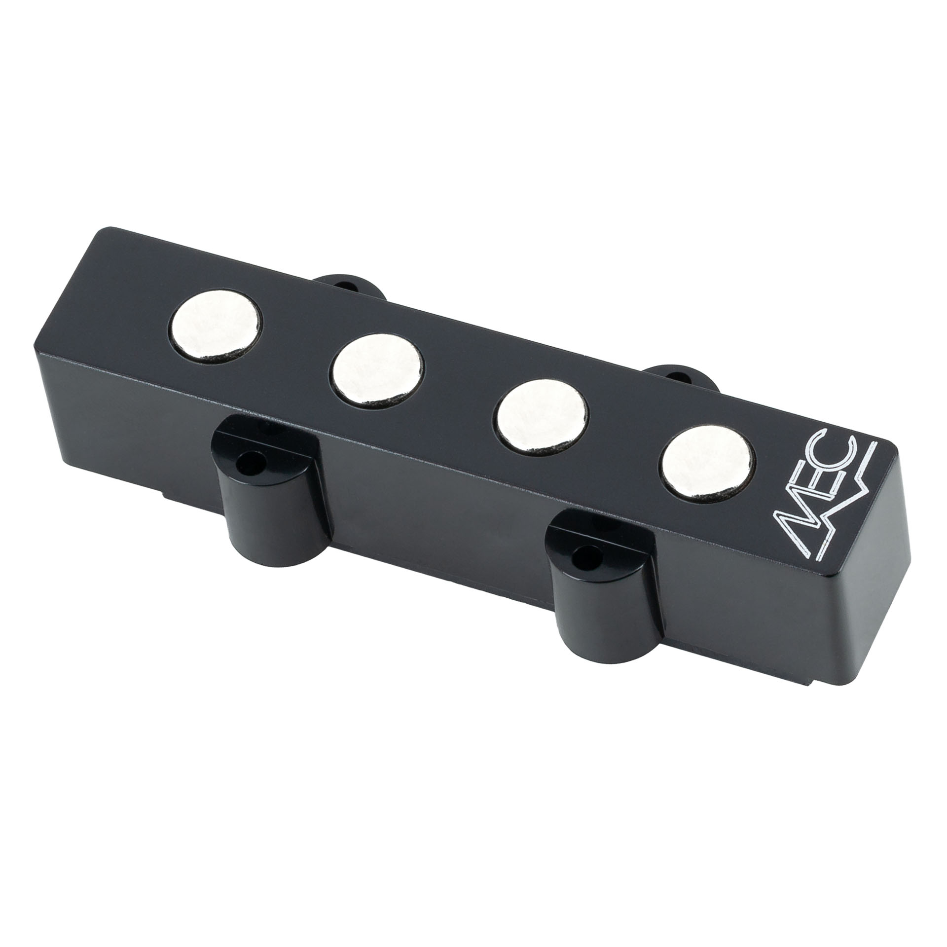 MEC RockBass Passive J-Style Bass Pickup, BigPole, 4-String, Short Version - Black