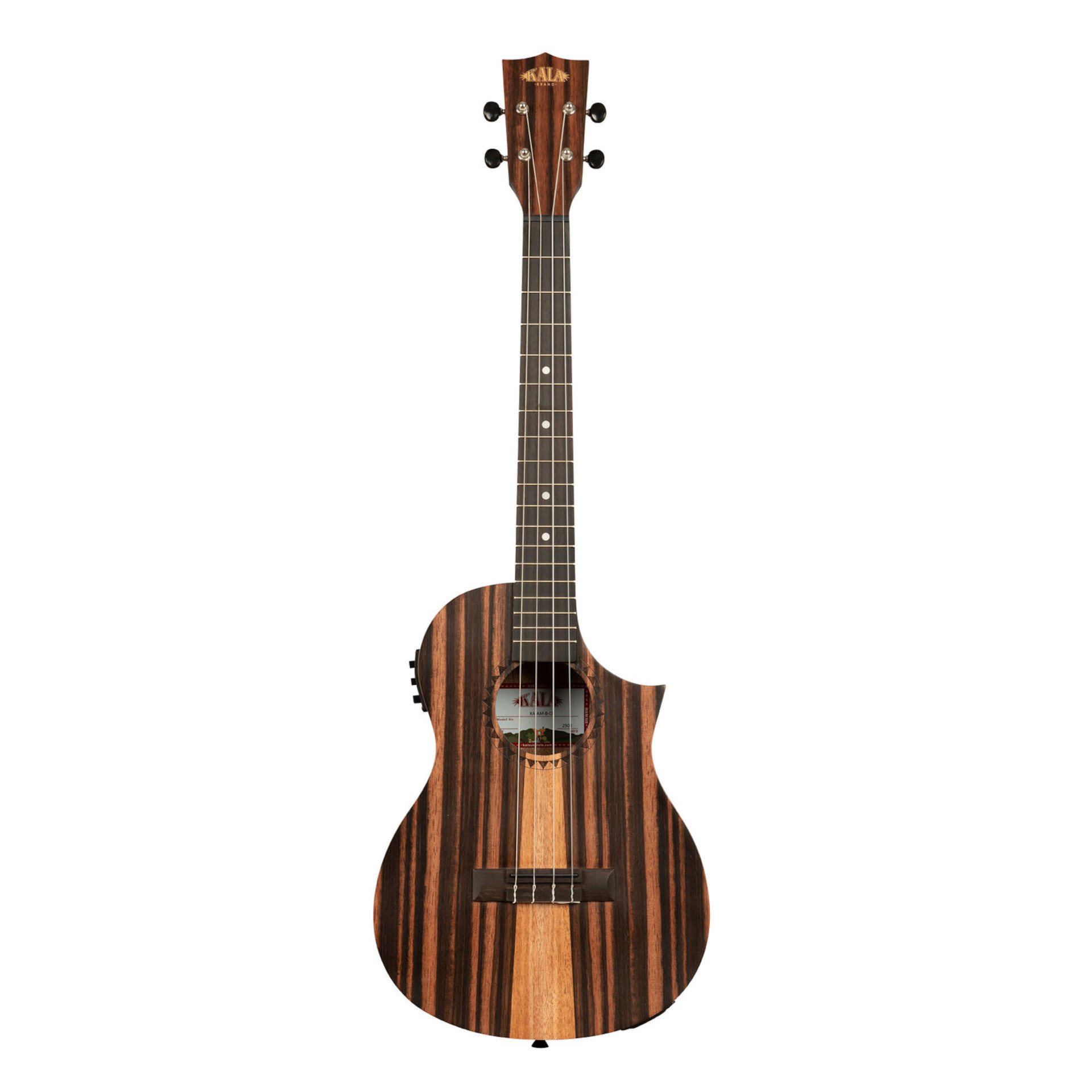 KALA KA-AM-B-CE - Amara Tri-Top Baritone Ukulele, with Cutaway & EQ