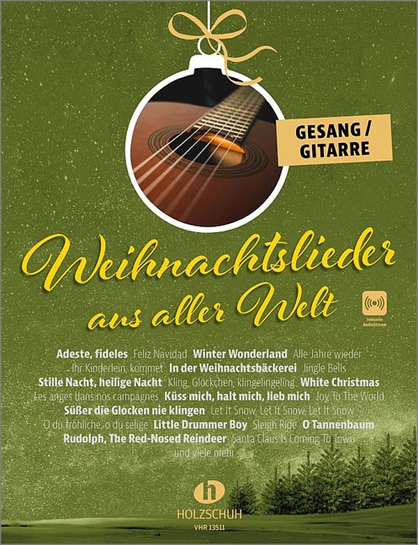 Weihnachtslieder aus aller Welt für Gesang u. Gitarre - VHR 13511