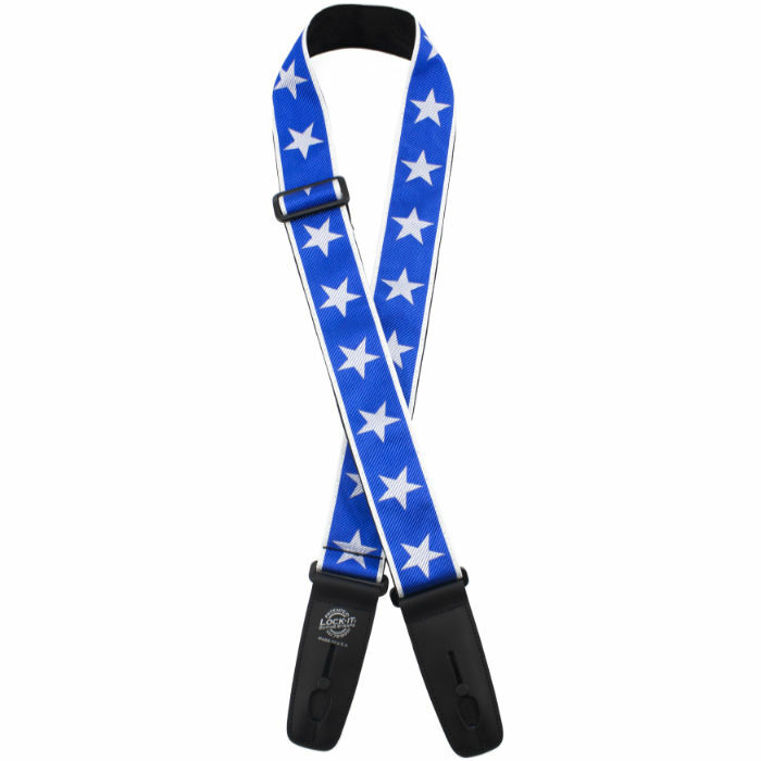 Lock-It Strap 2" Rock Jaquard, (LIS 300-J21), Blue Star