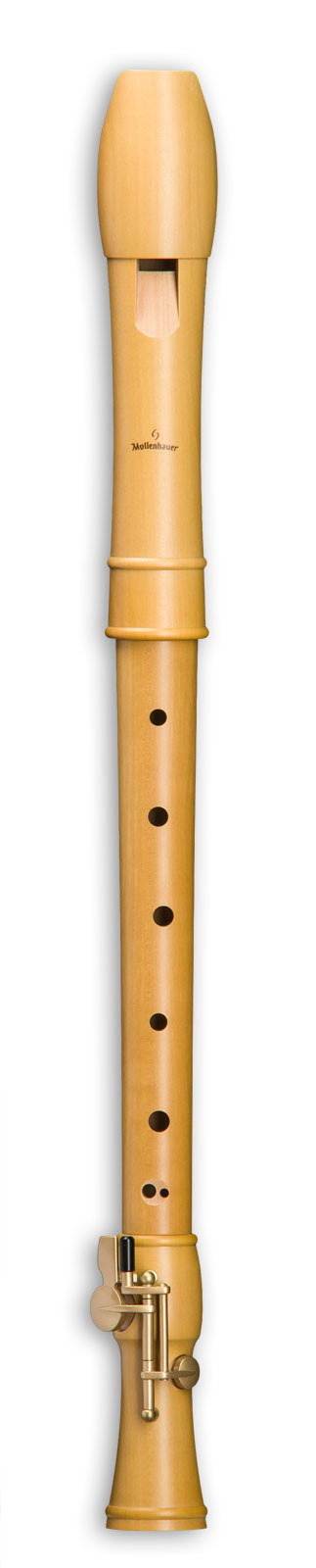 Mollenhauer 2246 Canta Alt Blockflöte, barock Doppelloch, Doppelklappe