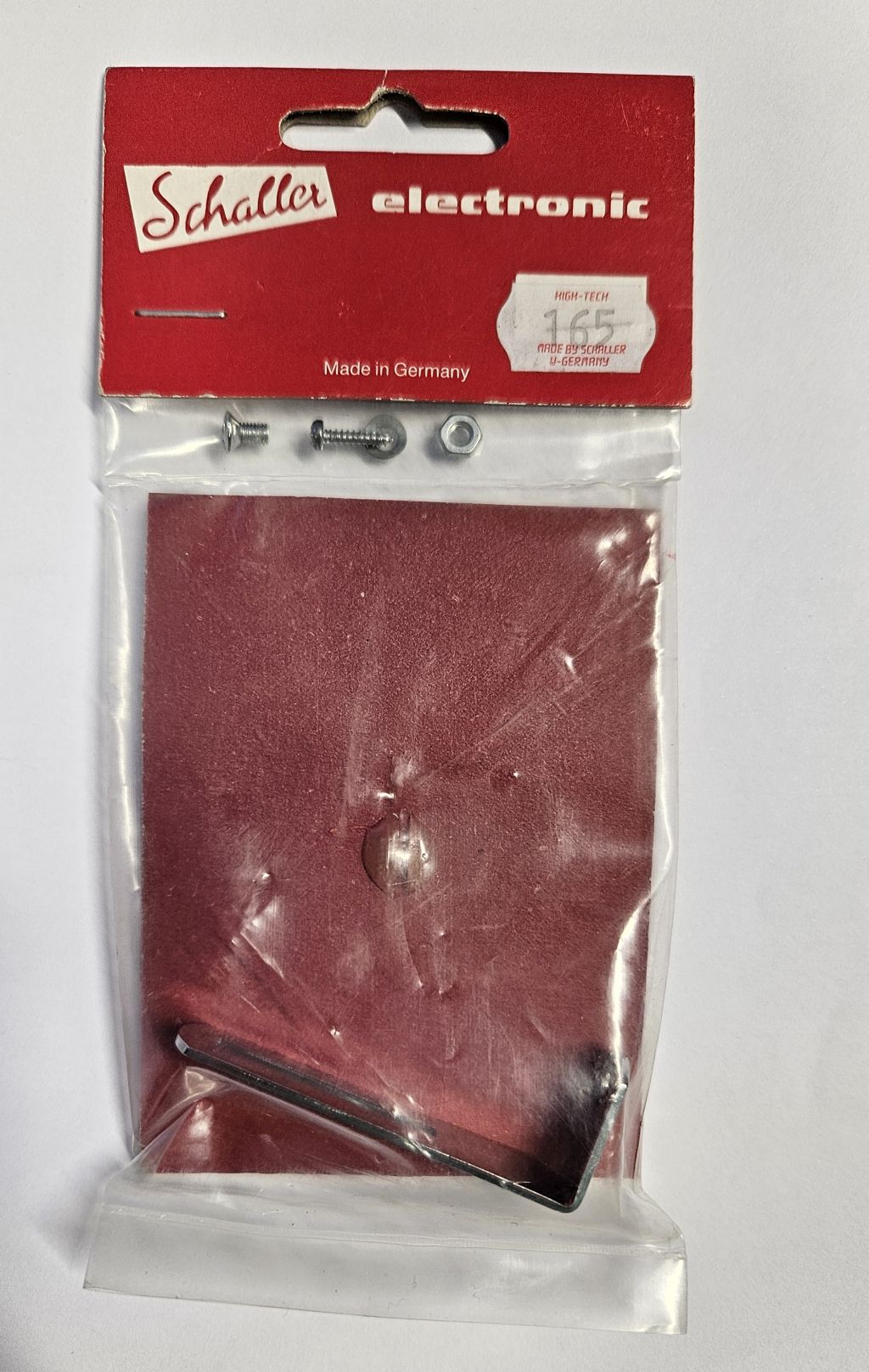 Schaller 165 Les Paul guitar pickguard mounting bracket, chrome