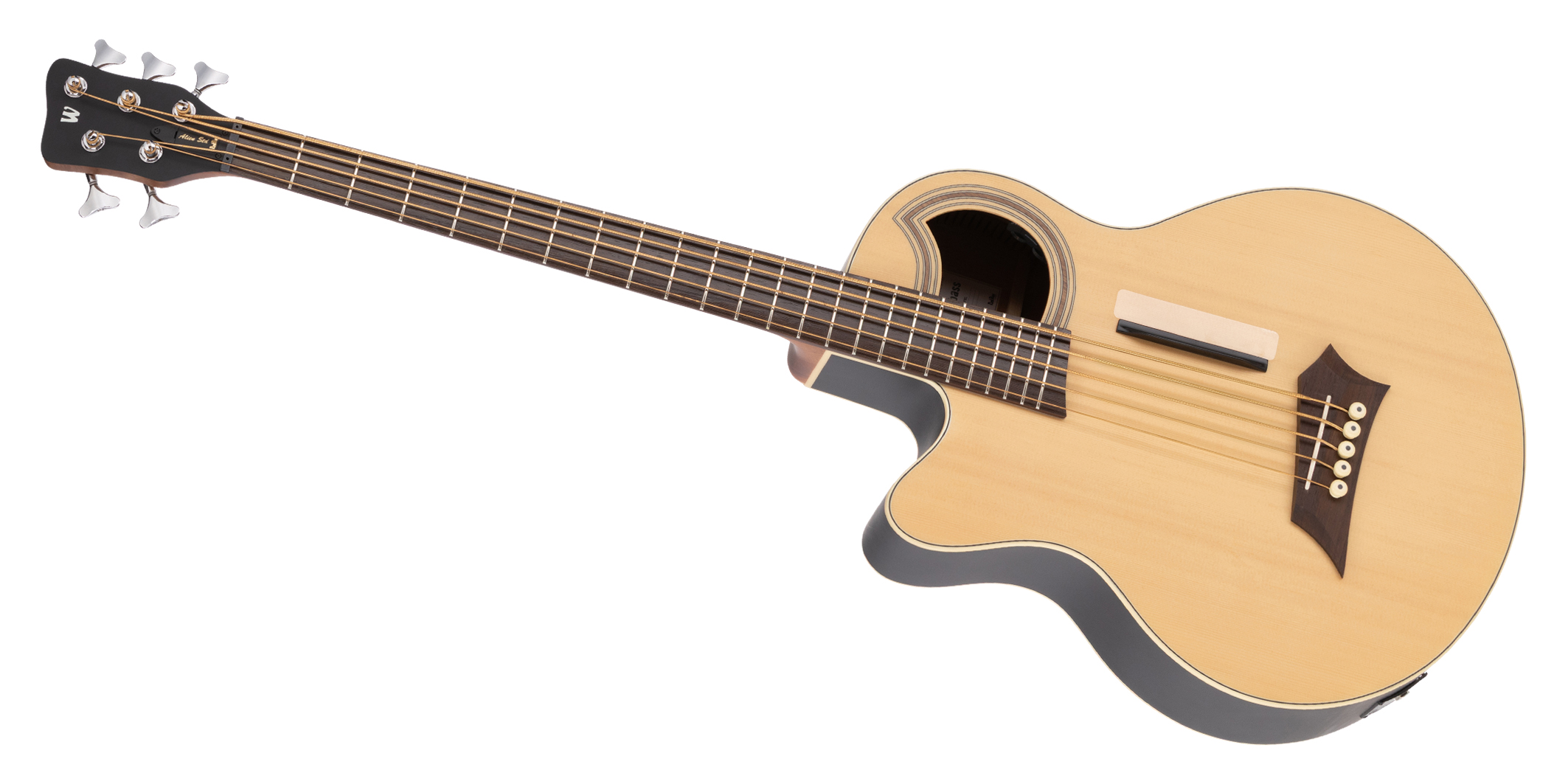 Warwick RockBass Alien Standard, Lefthand, 5-String - Natural Transparent Satin