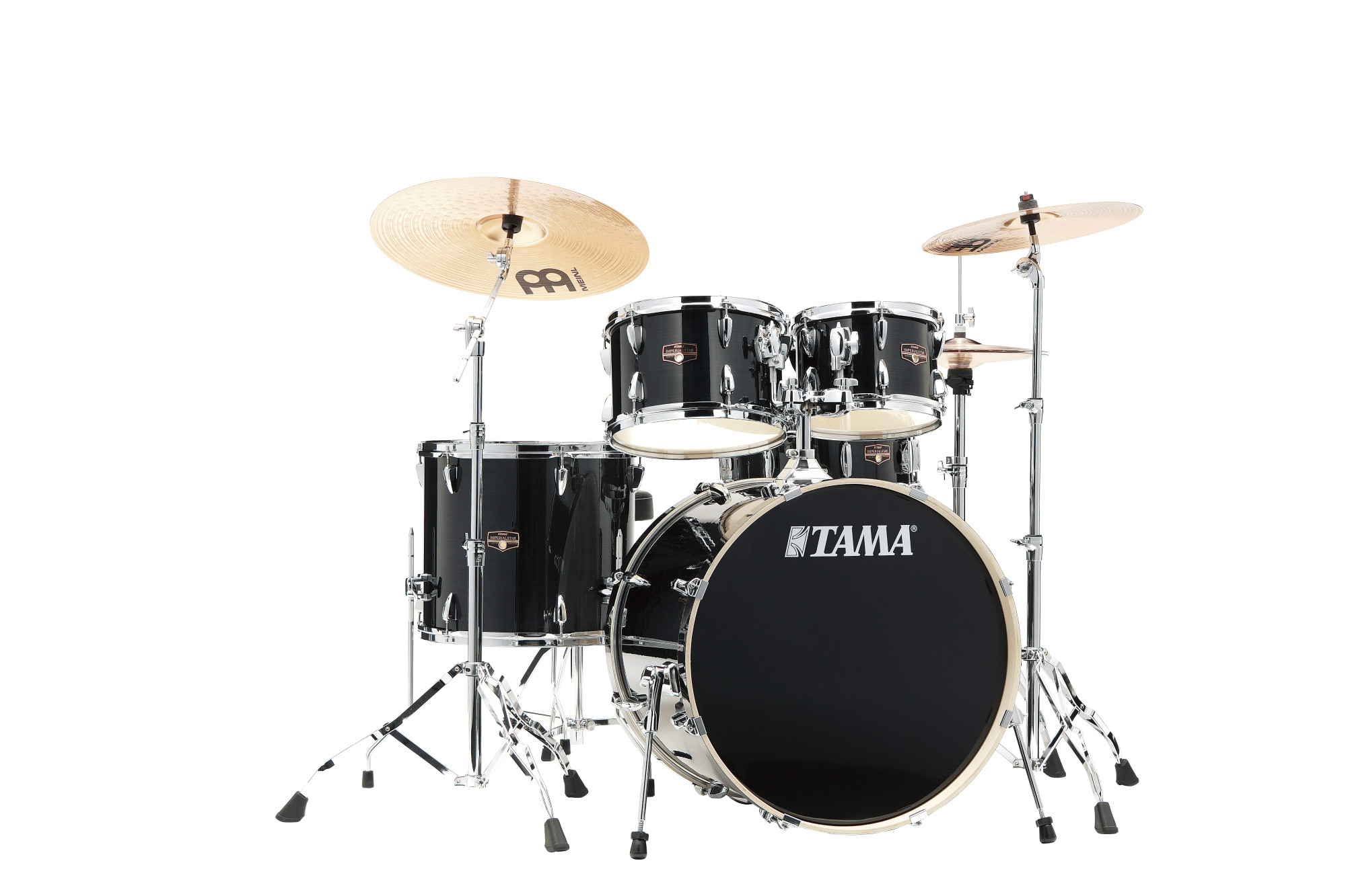 TAMA IP52H6W-HBK Imperialstar 22" Drum Set 5 teilig - Hairline Black/Chrom
