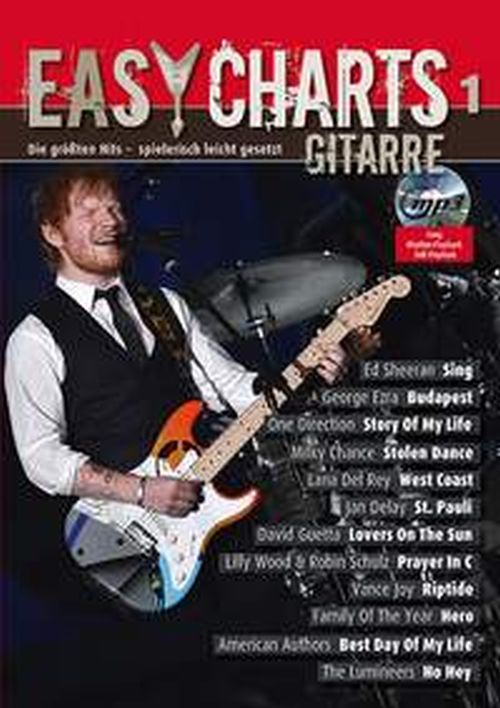 Easy Charts Gitarre - MF3901 - Songbook Gitarre TAB + CD