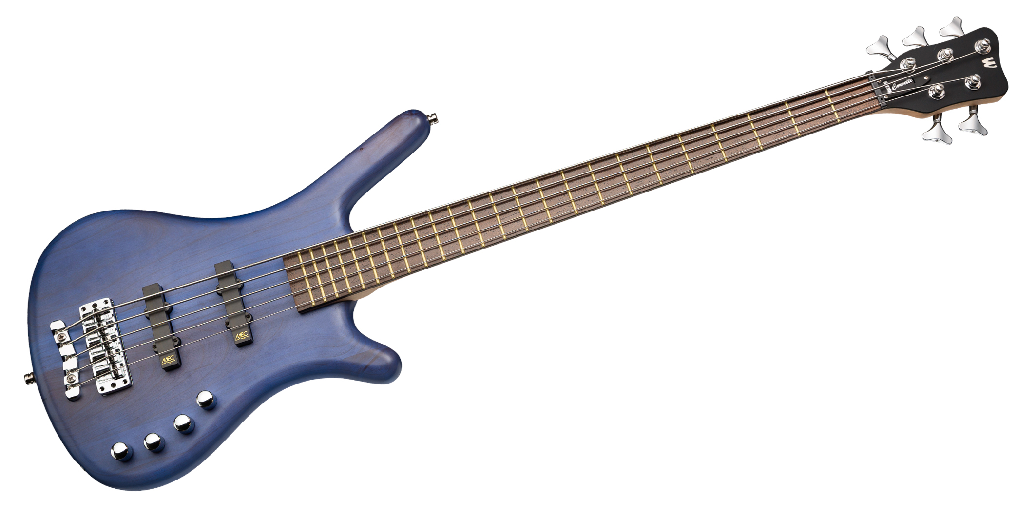 Warwick RockBass Corvette Basic, 5-String - Ocean Blue Transparent Satin