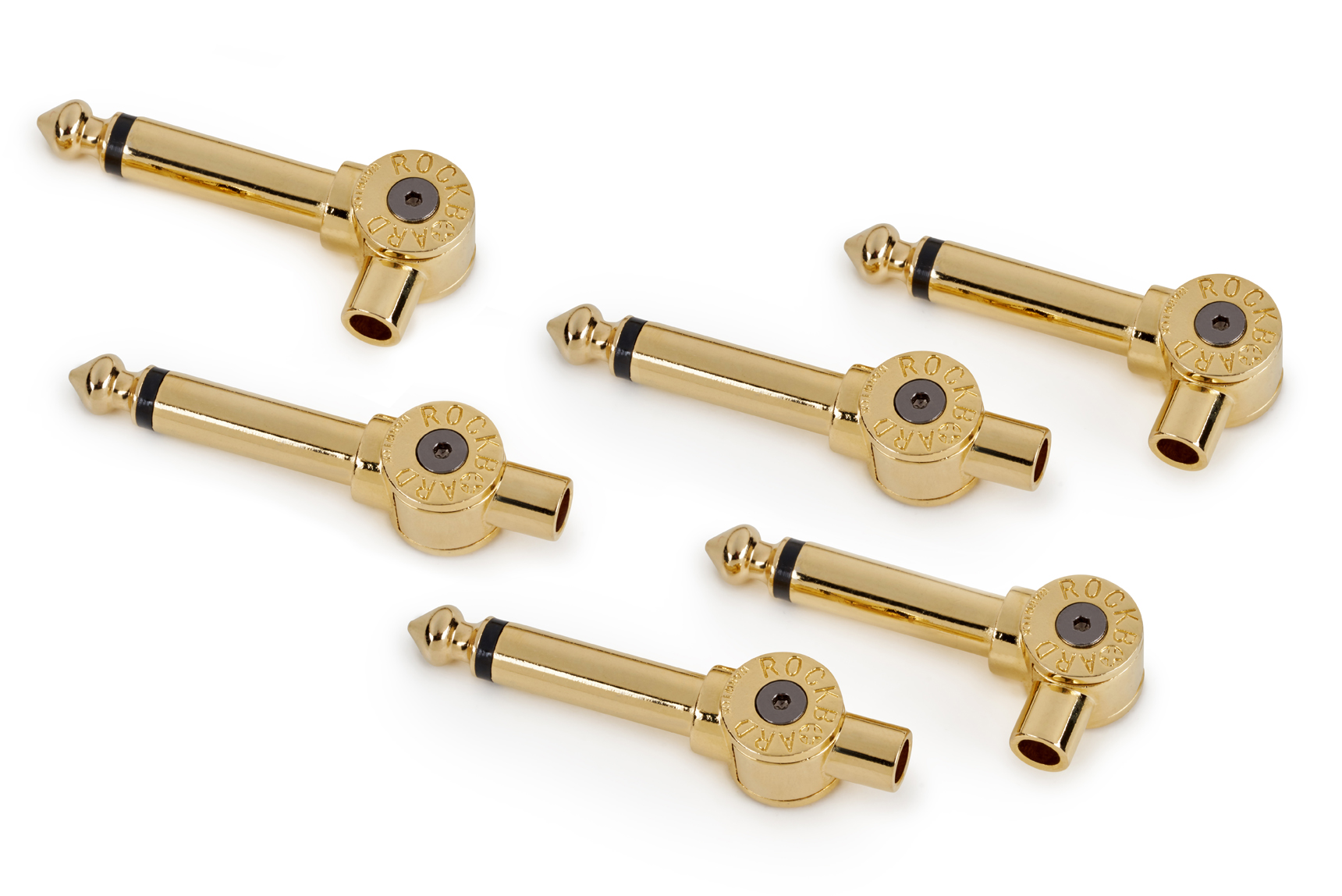 RockBoard PatchWorks Solderless Plugs, 6 pcs. - Gold